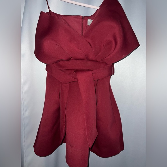 gorgeous red asos one shoulder dress - Picture 7 of 12